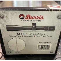 Usato Burris XTR II 5-25x50mm Ret. SCR MOA